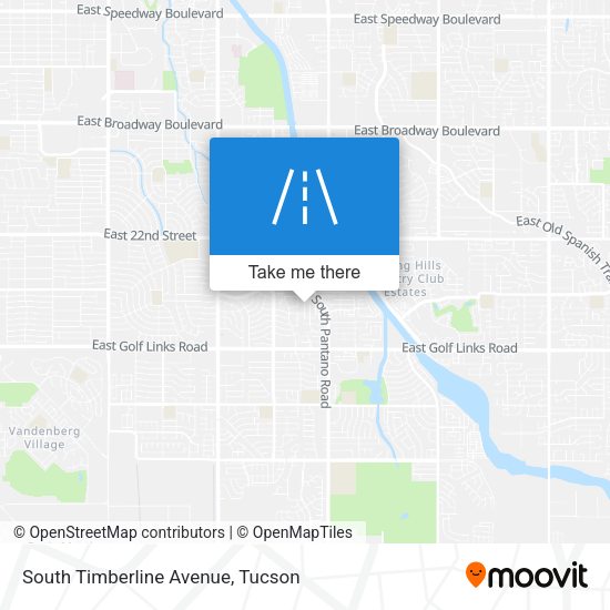 Mapa de South Timberline Avenue