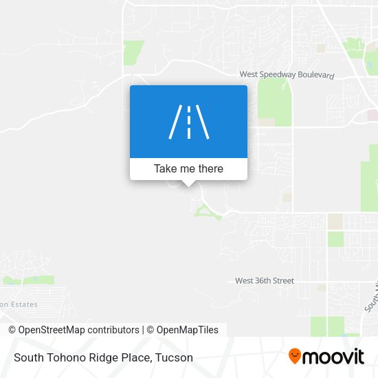 Mapa de South Tohono Ridge Place