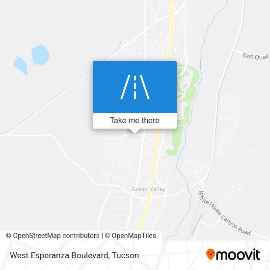 West Esperanza Boulevard map