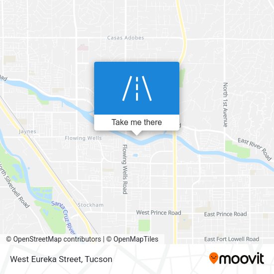 West Eureka Street map