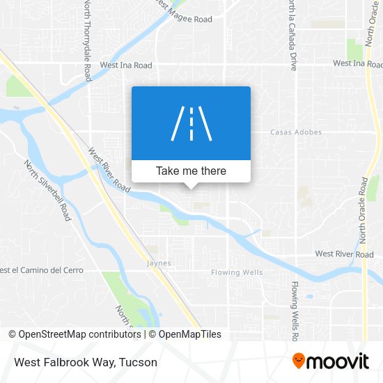 Mapa de West Falbrook Way