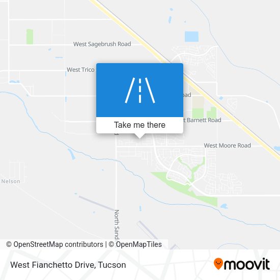 West Fianchetto Drive map