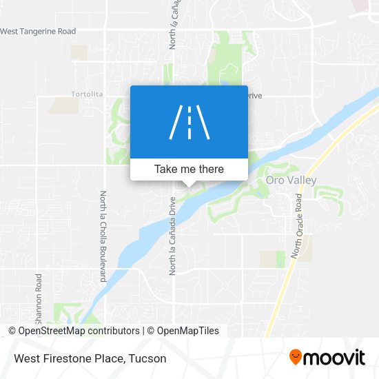 Mapa de West Firestone Place