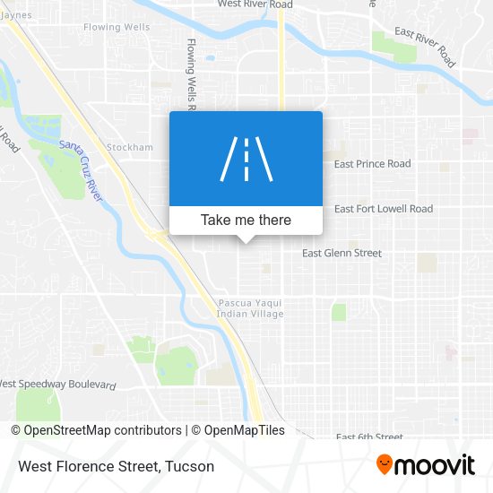 Mapa de West Florence Street
