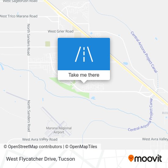 Mapa de West Flycatcher Drive
