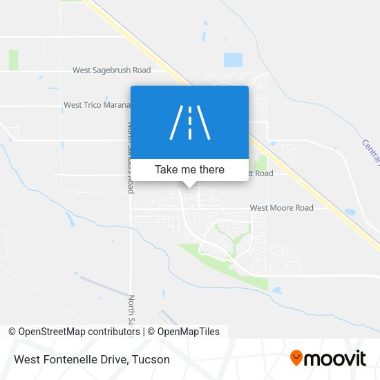 West Fontenelle Drive map