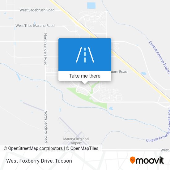 West Foxberry Drive map