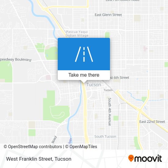 West Franklin Street map