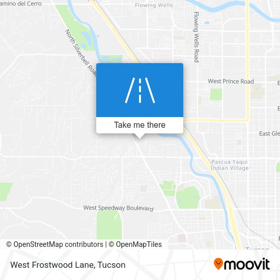 West Frostwood Lane map
