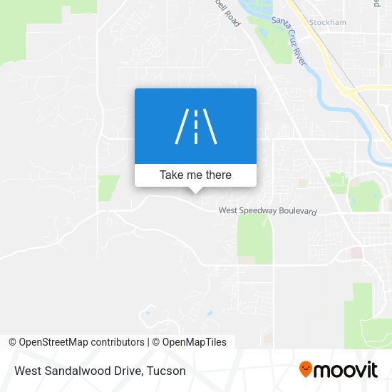 West Sandalwood Drive map
