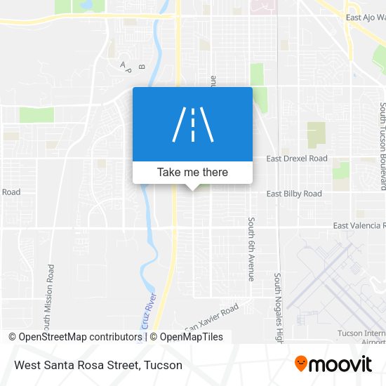 West Santa Rosa Street map