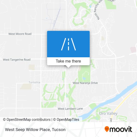 West Seep Willow Place map