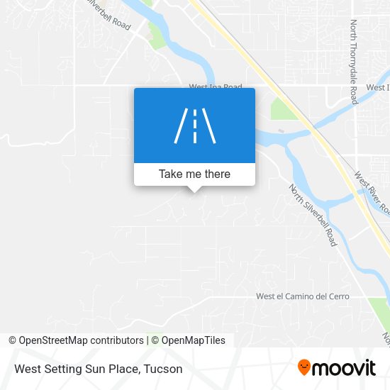 Mapa de West Setting Sun Place