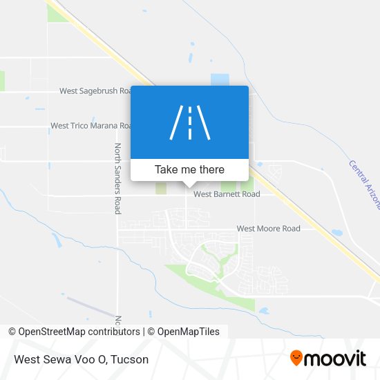 Mapa de West Sewa Voo O