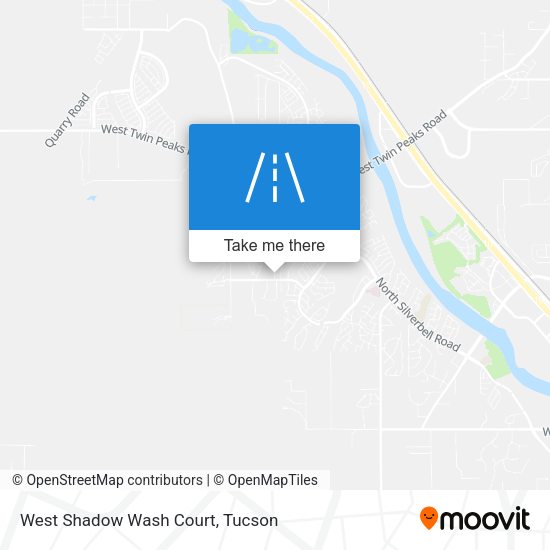 West Shadow Wash Court map