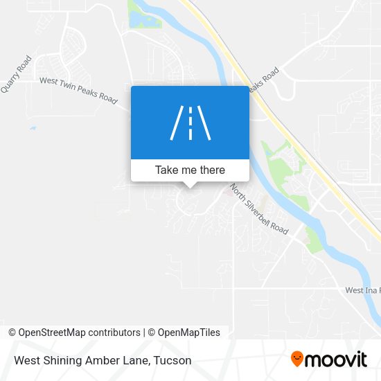 West Shining Amber Lane map