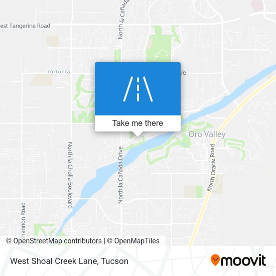 West Shoal Creek Lane map