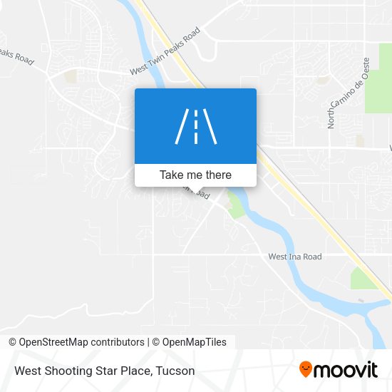 Mapa de West Shooting Star Place