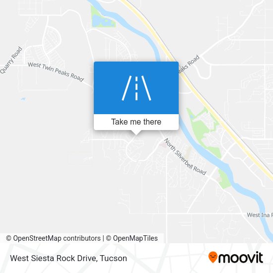 Mapa de West Siesta Rock Drive