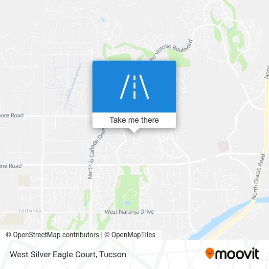 West Silver Eagle Court map