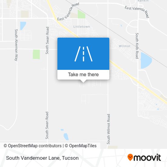 Mapa de South Vandemoer Lane