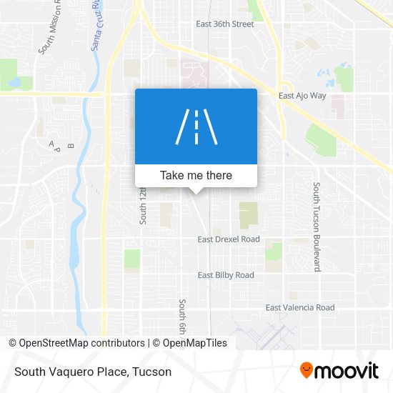 South Vaquero Place map