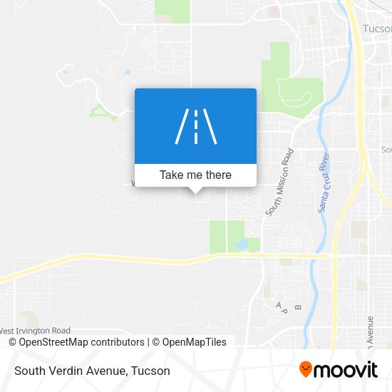 South Verdin Avenue map