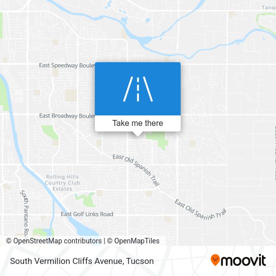 Mapa de South Vermilion Cliffs Avenue