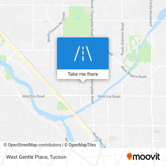 Mapa de West Gentle Place