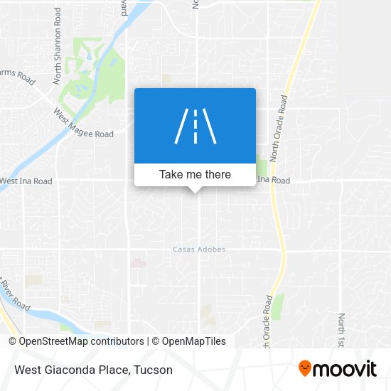 West Giaconda Place map