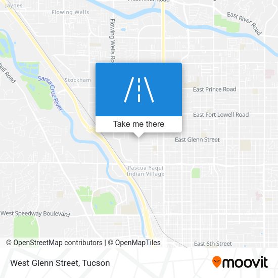 Mapa de West Glenn Street