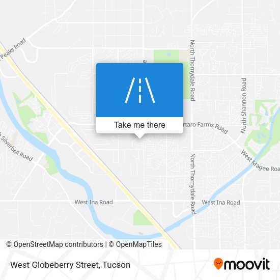 Mapa de West Globeberry Street