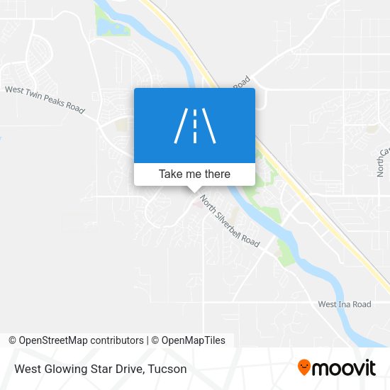 Mapa de West Glowing Star Drive