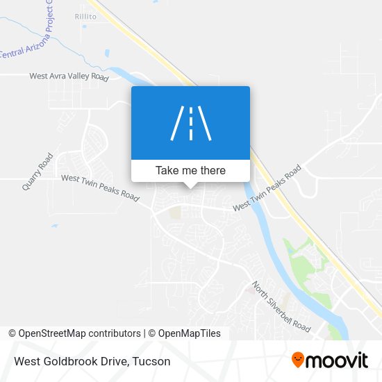 Mapa de West Goldbrook Drive