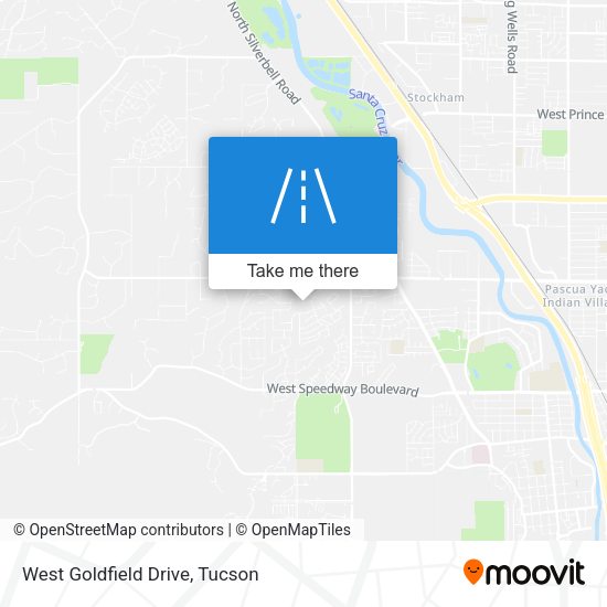 West Goldfield Drive map