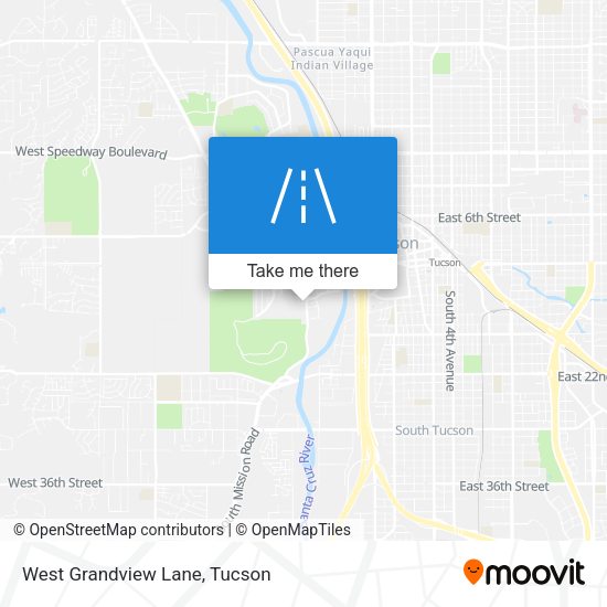 West Grandview Lane map