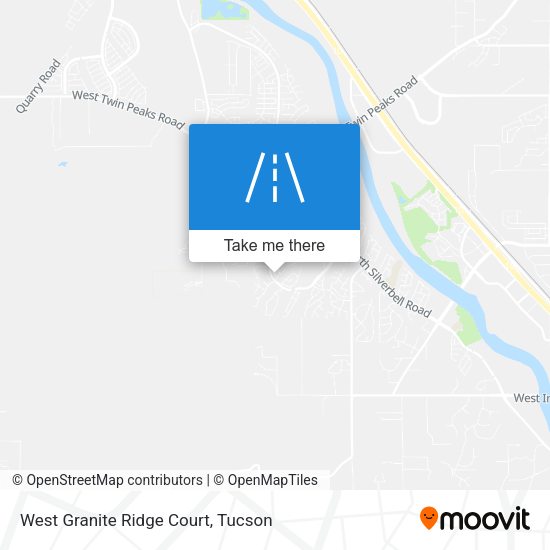 West Granite Ridge Court map
