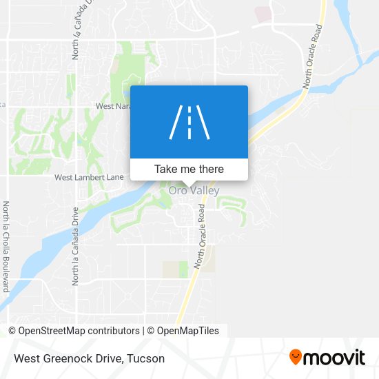 West Greenock Drive map