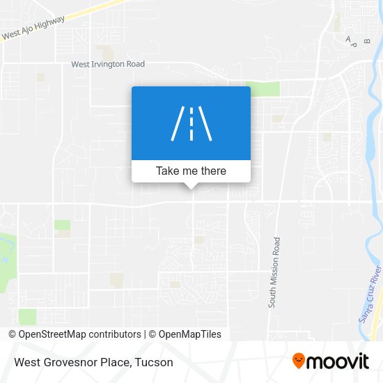 West Grovesnor Place map