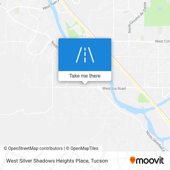 Mapa de West Silver Shadows Heights Place