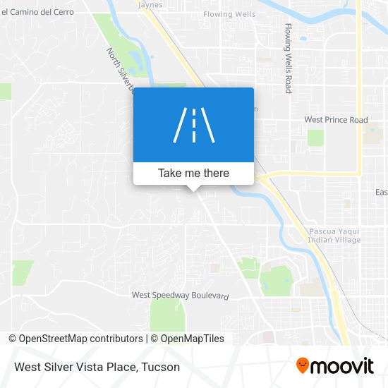 West Silver Vista Place map