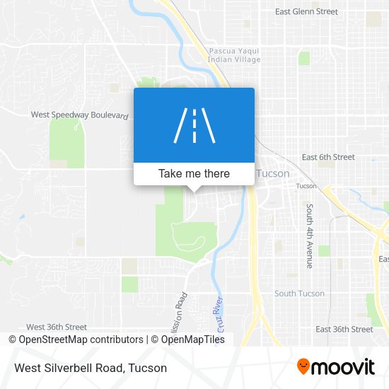 West Silverbell Road map