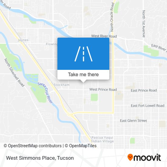 West Simmons Place map