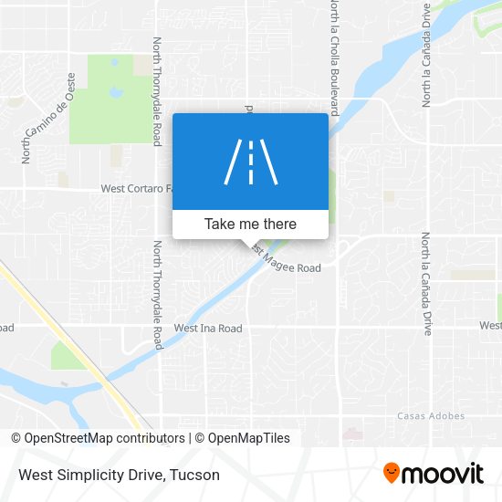 West Simplicity Drive map