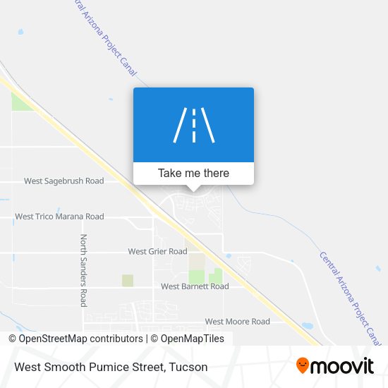 Mapa de West Smooth Pumice Street