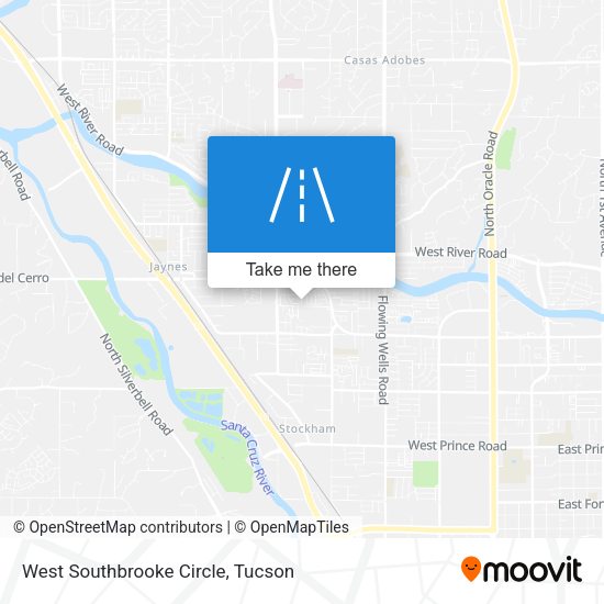 Mapa de West Southbrooke Circle