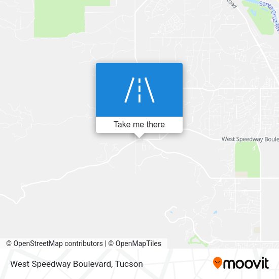 Mapa de West Speedway Boulevard