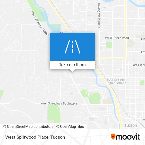 West Splitwood Place map
