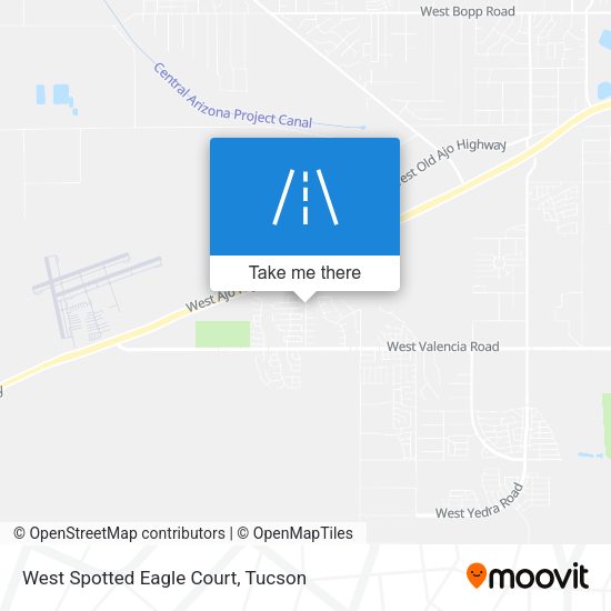 Mapa de West Spotted Eagle Court