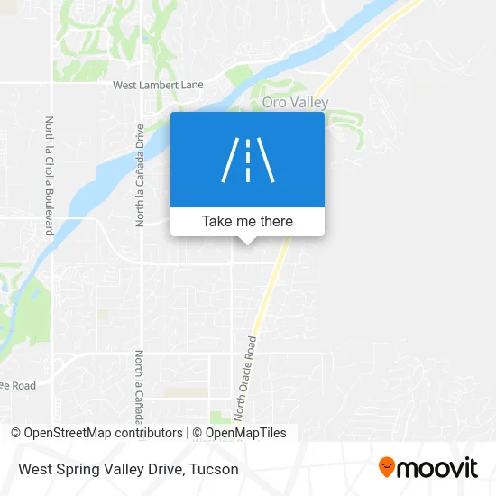 West Spring Valley Drive map